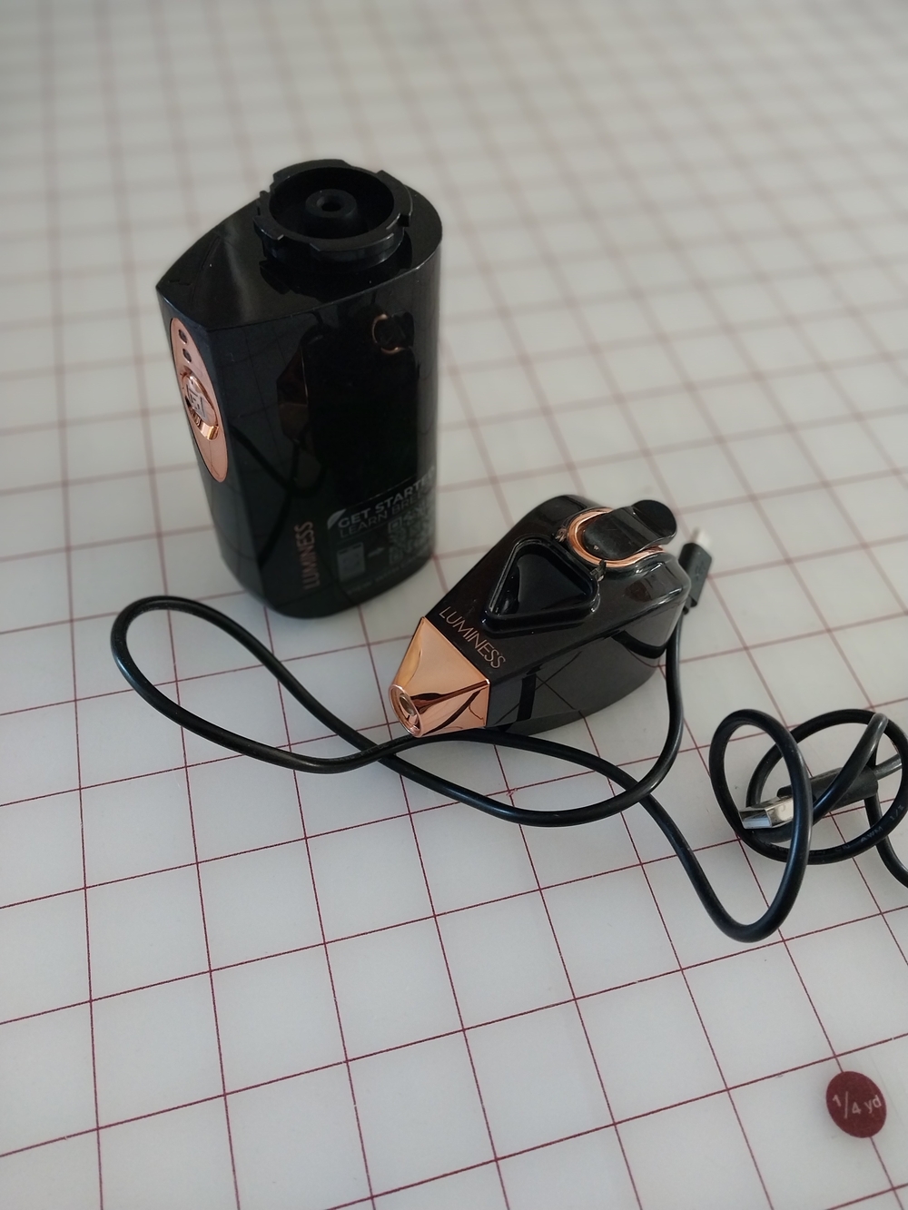 Luminess BREEZE Black with Rose Gold Accent Personal Beauty Device